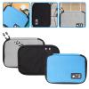 BESPORTBLE 3pcs Portable Digital Accessories Organizer Bag with Sturdy Zipper Multipurpose Electronic Storage for Data Cables Chargers Earphones USB Drives Travel-friendly Compact Carrying view 3