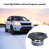 ZUXOCY HiFi Home Sound Theater Bass Speakers 4ohm 25W Home Theater Music Bookshelf Loudspeaker 4Inch Subwoofer Speakers Clear view 3
