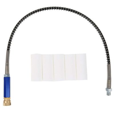 Oil Water Separator High Pressure Pump Spring Hose Outer Cable Female Head Durable Aluminum Copper Construction Universal Fit for Air Pump