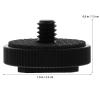 BESPORTBLE 3PCS Screw Adapter Cold Shoe Mount Single-Layer Flash Hot Shoe Bracket for DSLR Camera Monitor LED Light Microphone Tripod Accessories view 4