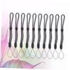 BESPORTBLE 10pcs Adjustable Nylon Camera Wristbands Anti-lost Digital Camera Straps Lightweight Hand Straps for Outdoor Travel Black and White view 3