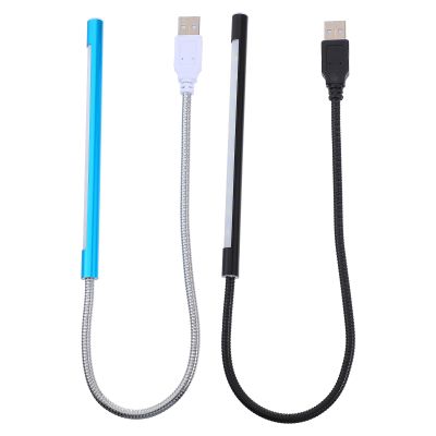 Cabilock 2Pcs USB LED Reading Lamps Flexible Gooseneck Dimmable Touch Control Night Lights for Bedside Desk Office with Brightness and Design