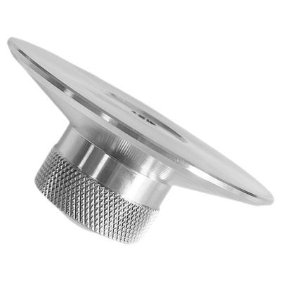 BESPORTBLE Aluminum Vinyl Record Weight Stabilizer for Turntables Vibration Damping Disc Clamp Shock Absorbing Record Accessory for Clearer Sound and Enhanced Listening Experience Silver