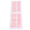 132 Keys French Keyboard Keycaps, Mechanical Keyboard Keycaps Set, French Layout with Light Transmitting Design for Backlit Keyboards, Premium ABS Material for Durability and Comfo (Pink) view 4