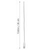 SOLUSTRE 4pcs USB Keyboard Lamp Flexible Gooseneck Eye-Care LED Computer Light Portable Night Reading Lamp for Home Office Bedside view 2