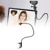 VBESTLIFE Flexible Gooseneck Desk Mount for Webcam, Adjustable Metal Camera Stand with Secure C Clamp, 360 Rotation for Online Teaching & Home Office Setup (I Shaped Fixture Stand) view 2