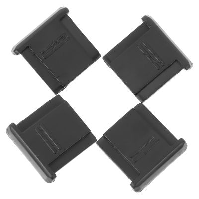 SHINEOFI 4 PCS Camera Hot Shoe Covers Protective Caps Mount Protectors for DSLR Cameras Preventing Moisture Scratches and Circuits