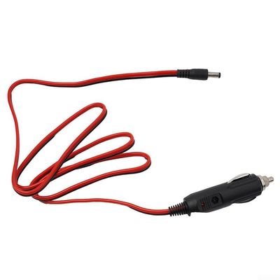 12V DC 5.5mm x 2.1mm Car Power Adapter Cable, 5A 120cm (3.9ft) Black Replacement Charger Cord for Dash Cams, GPS and In-Car Electronics