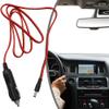 12V DC 5.5mm x 2.1mm Car Power Adapter Cable, 5A 120cm (3.9ft) Black Replacement Charger Cord for Dash Cams, GPS and In-Car Electronics view 3
