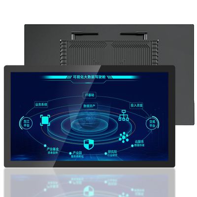 LADECNERHT Industrial Panel PC, 10 Point Capacitive Touch Screen Panel Computer, IP65 All-in-One Computer, for Kiosk,Factory, Windows 10 27inch-i5-8250U(8GRAM+256GSSD)