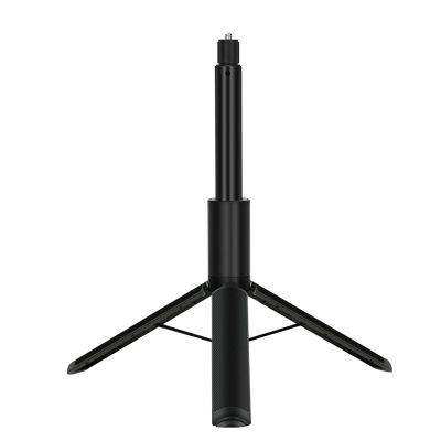 Asixxsix 2 in 1 Action Camera Selfie Stick Tripod, 10.6 to 48 inch Aluminum Alloy Extendable Pole with Foldable Stand, for 360 X5 X4 X3 Camera