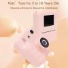EIMSOAH Kids Print Camera, 30MP Digital Camera with 2.4 Inch HD Screen, One Click Printing, 200DPI Thermal Printer, Fun Stickers for Boys Girls Age 3-12 (Pink) view 3
