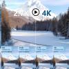 ASHATA 4K Video Camera Camcorder, 80MP HD 3 Inch 270 Degree Rotation Screen 18X Digital Zoom with LED Flash, for Travel and Campus Life Recording view 4