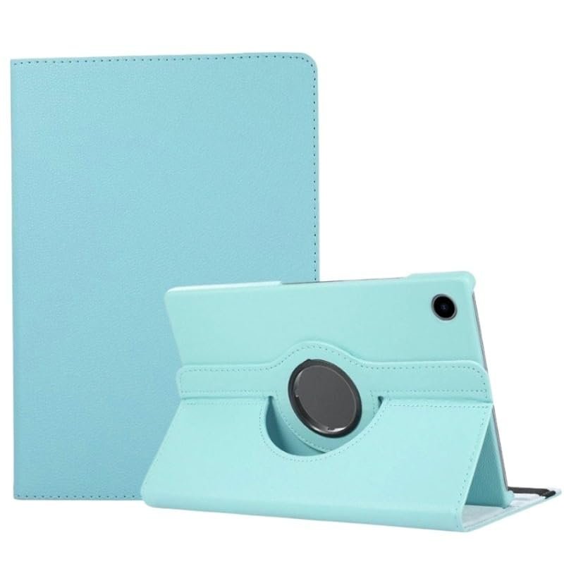 360 Degree Rotating Stand Case Suitable for Samsung Galaxy Tab A11 Plus 11inch SM-X230/X236B 2025 PU Leather Smart Cover(Sky Blue)