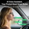 AI Smart Glasses with Chat GPT, Bluetooth Translation for 164 Languages, Photochromic Lens, Music Playback, Hands-Free Calls, UV Protection, Lightweight (Transparent Frame Color-Change Lends) view 4