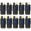 Lifetime Free Global Walkie Talkies Unlimited Range 4G PoC Radio Nationwide Handhold Long Distance PTT Two Way Radio Portable Radios with Flashlight for Family and Work Teams(10 Pack with SIM)