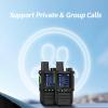 Lifetime Free Global Walkie Talkies Unlimited Range 4G PoC Radio Nationwide Handhold Long Distance PTT Two Way Radio Portable Radios with Flashlight for Family and Work Teams(10 Pack with SIM) view 2