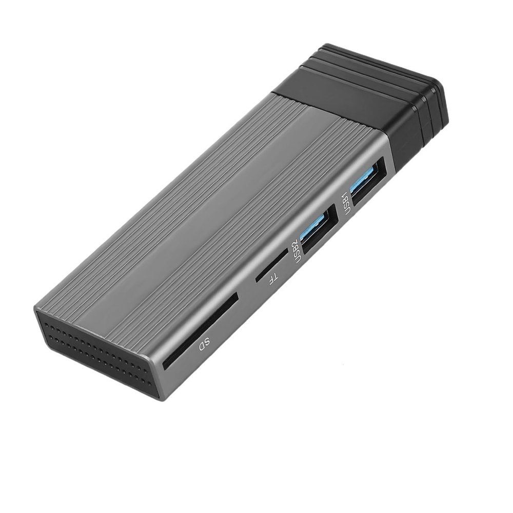 12-in-1 M.2 SSD Enclosure Docking Station USB C HUB TY>pe to HDMI Adapter 4K60Hz 1000Mbps PD100W USB3.0 5Gbps for Pro(5-in-1 M.2 SSD)