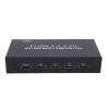 Diyeeni 4x1 HDMI KVM Switch, 4K@60Hz KVM Switcher with 4 USB Ports, for 2 Computers Sharing Monitor Keyboard Mouse Hard Drives Printer, Support EDID, with 4 USB Cables view 1