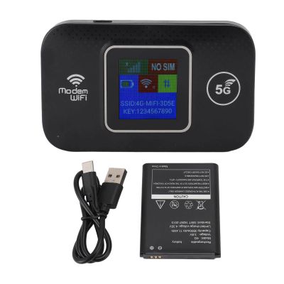 4G LTE Portable WiFi Wireless Router - 300Mbps HighSpeed Sharing for Up to 10 Devices, USB Powered Mobile WiFi for Europe