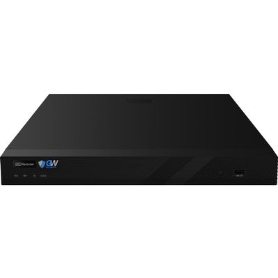GW Security 16 Channel 8MP 4K 5-in-1 HD-TVI CVI AHD CVBs Hybrid DVR Video Recorder Alone Support Face/Human/Vehicle Smart AI Detections (GW4016XVR)