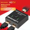 4K@60Hz HDTV Switcher 2 in 1 Out Splitter for Gaming Consoles Projectors TVs Not External Power Need HDTV Switches with Instants Switching view 2
