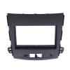 2Din Stereo Radio Fascia Panel Frame for Mitsubishi Outlander 2008-2012  DVD Navigation Dash Kit, ABS Installation Trim view 3