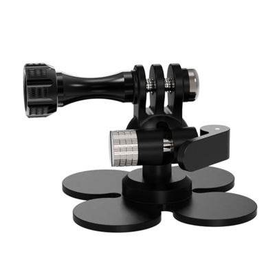 3. Portable 17mm BallHead Adhesive Mount 3-Claw Grip Adjusts on Curved Surfaces 300g Weight Capacity Motorcycle Windshield Camera Adhesive