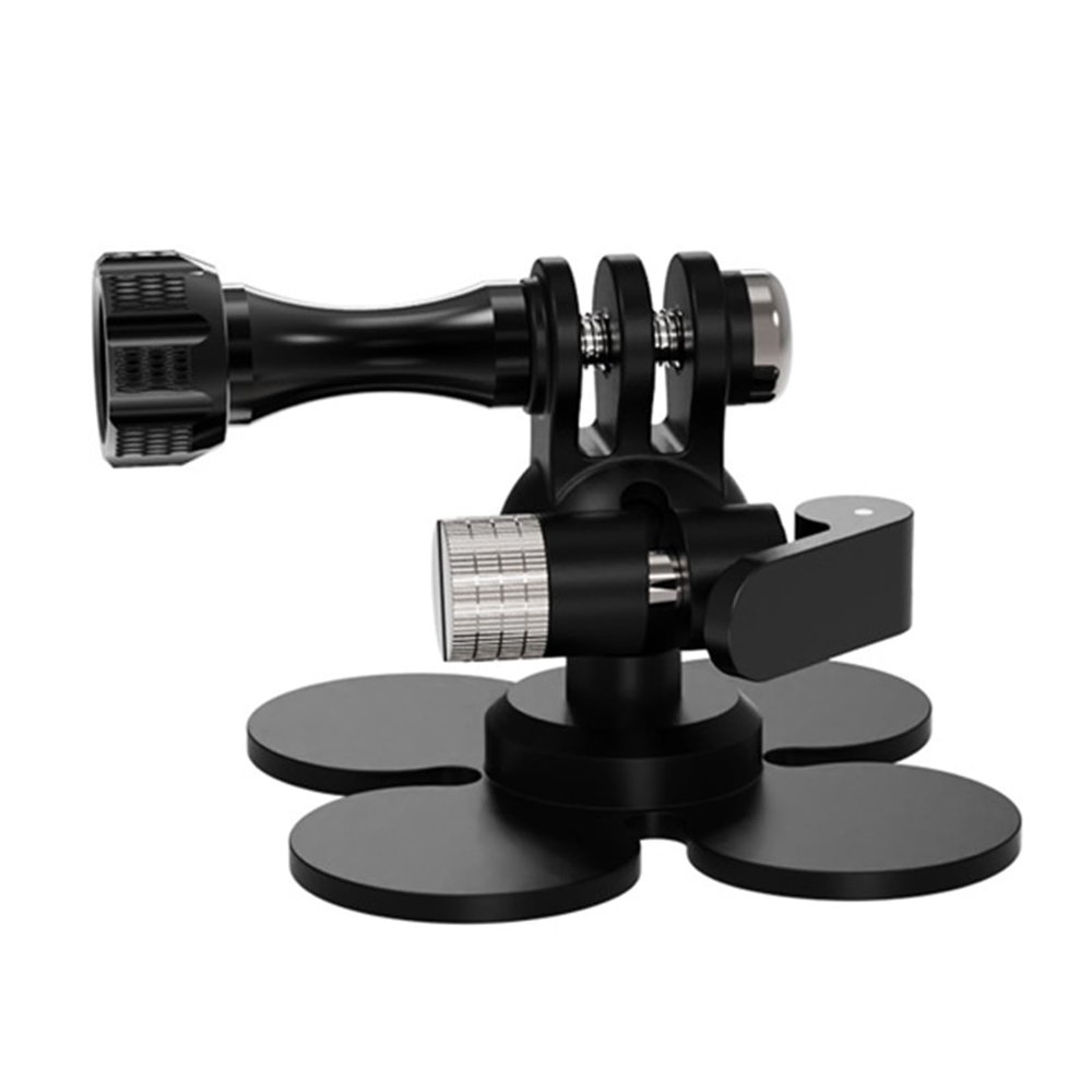 3. Portable 17mm BallHead Adhesive Mount 3-Claw Grip Adjusts on Curved Surfaces 300g Weight Capacity Motorcycle Windshield Camera Adhesive