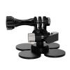 3. Portable 17mm BallHead Adhesive Mount 3-Claw Grip Adjusts on Curved Surfaces 300g Weight Capacity Motorcycle Windshield Camera Adhesive view 1