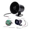 DirectNine Basics Wired Alarm Siren Horn, Compact PA Megaphone Speaker, 120dB High Volume Security Siren Horn Megaphone Speaker, Support MP3 Play, for Emergency Vehicles, Marine, Industrial view 3