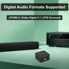 J-Tech Digital Toslink Optical Splitter 1 in 3 Out for TV, Toslink Splitter 1x3 Audio Splitter Supports LPCM2.0, Digital 5.1 Audio for Soundbar AV Receiver Gaming Console [JTD-SP0103] view 4