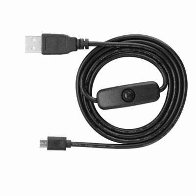 LUCKDANO Micro USB Power Charging Cable with OnOff Switch for 3/2/BB+/A - 1M Length - Reliable Power Supply Solution
