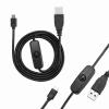 LUCKDANO Micro USB Power Charging Cable with OnOff Switch for 3/2/BB+/A - 1M Length - Reliable Power Supply Solution view 4
