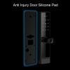 Luocute Smart Door Handle Lock, Fingerprint Recognition with APP Control Smart Card Password Key Unlocking for Home Front Door Electronic Entry WiFi Remote Access view 4