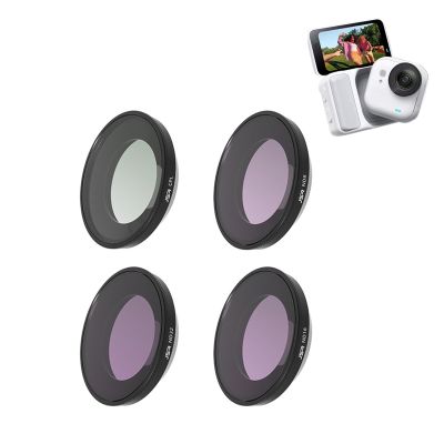 (4 Pack) ND8 & ND16 & ND32 & CPL Len Protection Filter Set for Insta360 GO Ultra Camera Lens Filter Set with Multi-Layer Coatings HD Glass Waterproof/Scratch Action Camera
