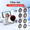 (4 Pack) ND8 & ND16 & ND32 & CPL Len Protection Filter Set for Insta360 GO Ultra Camera Lens Filter Set with Multi-Layer Coatings HD Glass Waterproof/Scratch Action Camera view 3