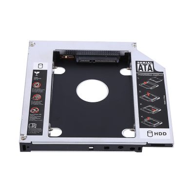 12.7mm Aluminum SSD Enclosure  Durable Hard Drive Adapter for Laptop  Dual Boot Support  Compatible with Standard 2.5-Inch Drives