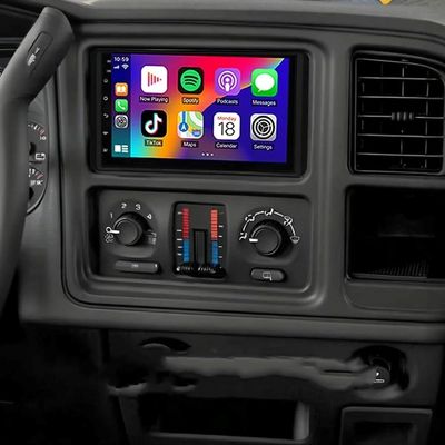 7" HD Touchscreen Car Stereo for GMC Yukon 2003-2007 with Carplay Android Auto Support/Mirror Link/Bluetooth/GPS Navi/FM Android 15 AHD Backup Camera 2G+64G