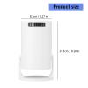 Portable WiFi Projector, Screen Mirroring, USB C Fast Charging, Built-in Speakers, Auto Keystone Correction, for Movies, Gaming, Outdoor view 2