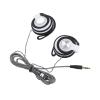 LUCKDANO Sport Headphone 3.5mm Wired Ear Hook Headset - Premium Quality Sound with Comfortable Fit, Adjustable Length for Travel and Sports Use, Compatible with Smartphones and PCs (White) view 1