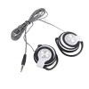 LUCKDANO Sport Headphone 3.5mm Wired Ear Hook Headset - Premium Quality Sound with Comfortable Fit, Adjustable Length for Travel and Sports Use, Compatible with Smartphones and PCs (White) view 4
