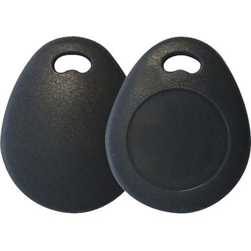 0E-KEYFPK25 26-Bit 125kHz Pre-Programmed Keyfob, 25-Pack, Gray