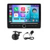 10" Touchscreen Android 14 Car Stereo for Dodge RAM 1500 2500 2009-2012 4G+64G Car Radio w/Carplay & Android Auto GPS Navigation Head Unit w/Bluetooth WiFi FM/RDS Backup Camera Mirror Link SWC view 1