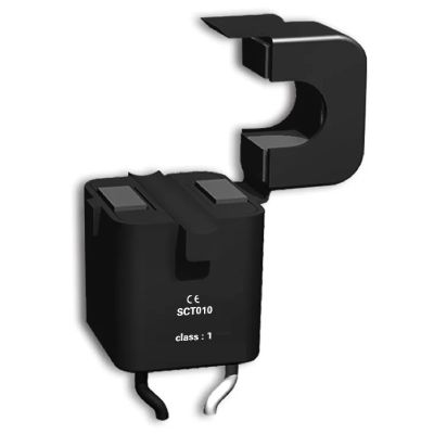 SCT010 Split Core Current Transformer, 20A/50A/60A/80A Input, 0.2% Accuracy, Class 1, AC Current Sensor with Safety Lock (60A-20mA 0.5)