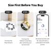 TIAZUUX Smart Ring for Women&Men-Activity/Sleep/Heart Rate/HRV/Stress/Women's Health Tracker-IP76 Waterproof-No Subscription Fee Required-Compatible with iPhone &Android view 2