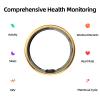 TIAZUUX Smart Ring for Women&Men-Activity/Sleep/Heart Rate/HRV/Stress/Women's Health Tracker-IP76 Waterproof-No Subscription Fee Required-Compatible with iPhone &Android view 3