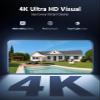 ANNKE 4K PoE Security Camera System with Dual Lens, 180Panoramic View, 12MP H.265+ NVR with 2TB HDD, 4pcs 8MP Wired IP Outdoor Cameras, Smart Human/Vehicle Detection, 2-Way Audio, Light & Sound Alarm view 2