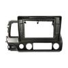 TRCDHGN 10 inch Car DVD Frame Audio Dash Trim Kits Facia Panel Radio Player Screen 2 Din/Fit for Honda Civic 2006-2011 Left Stereo(Only Frame) view 2