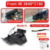 Toiumops Dash Cam for Hongqi H5 II 2022-2024, 4K 2160P Car DVR Dash Cam with Night Vision(with 256G SD Card/4K 2160P Front A) view 2